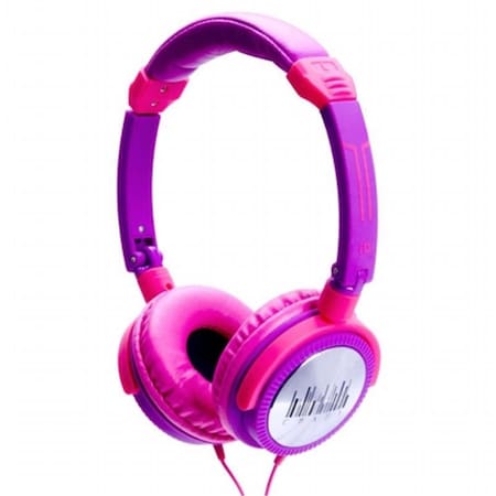 Idance Portable Headphones - Pink - Purple CRAZY601